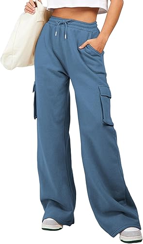 Unisex Navy Blue Pocket Cargo Trouser