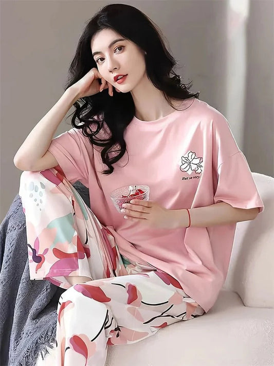 Floral Print Girls Nightwear
