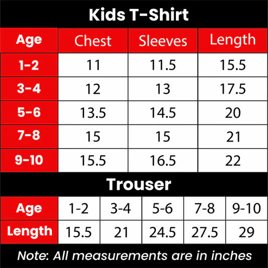 Cartoon Full Sleeve Kids Suit (Each)